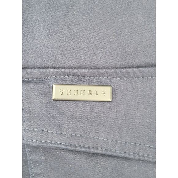 YoungLA Navy Cargo Pants Men’s L | Streetwear Utility Pockets - Picture 5 of 8